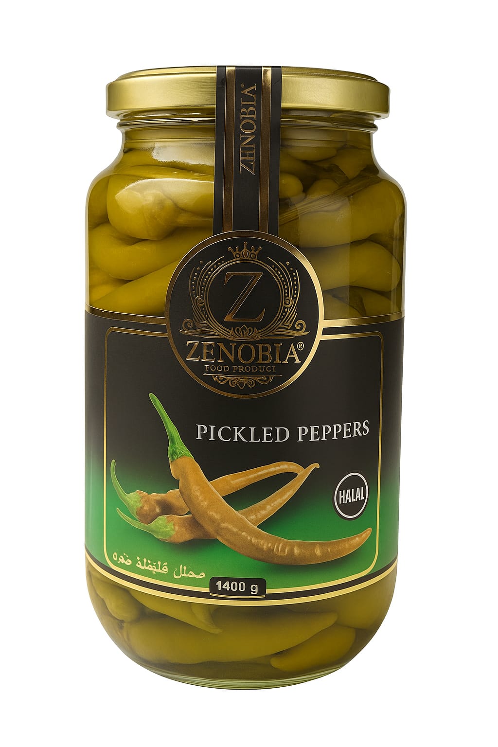 Zenobia Pickled Peppers 1400g